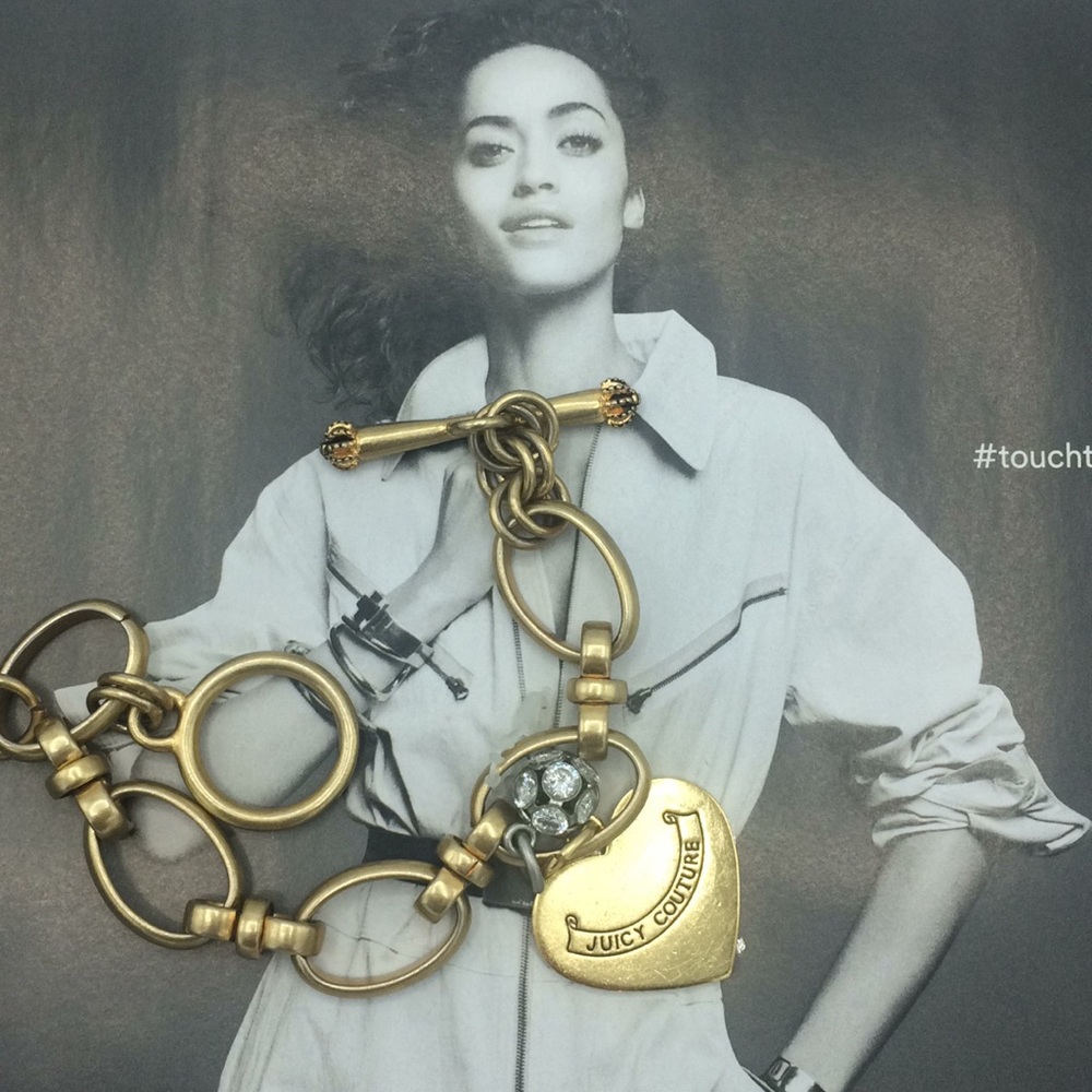 Juicy couture gold bracelet  ( temporary not for sale)